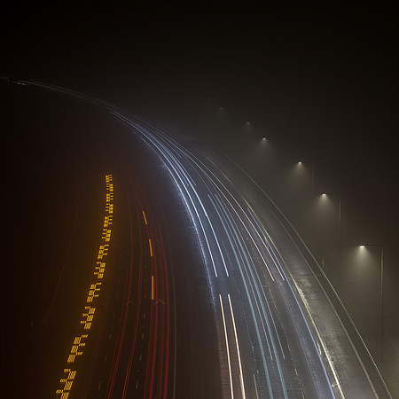 Fog on the M62
