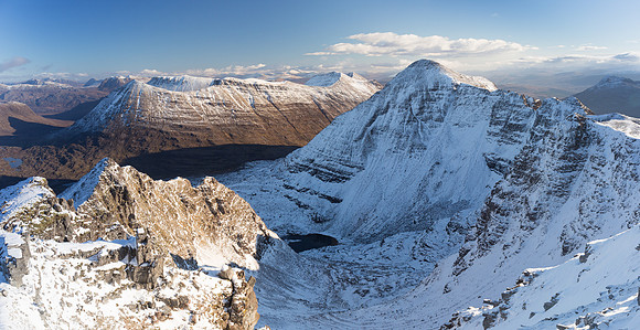 Winter Climbing On Liathach