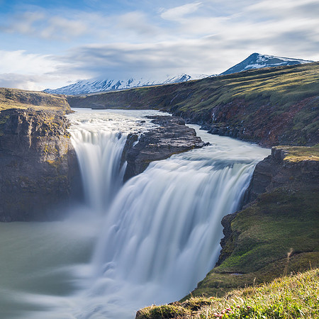 Remote Waterfall Iceland