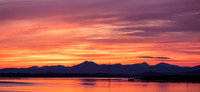 Sunset over the Forth