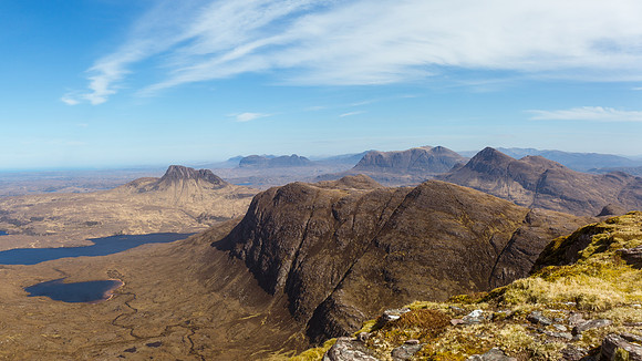 Assynt from Sgurr an Fhidhleir,