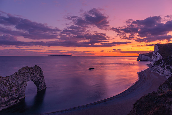 Sunset at the Durdle Door